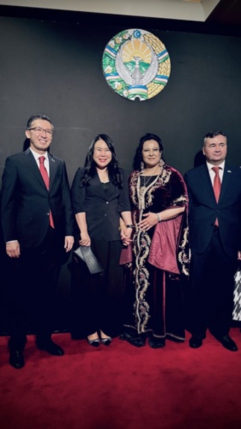 [GCEL, 우즈베키스탄 독립 34주년 기념 리셉션 참가]